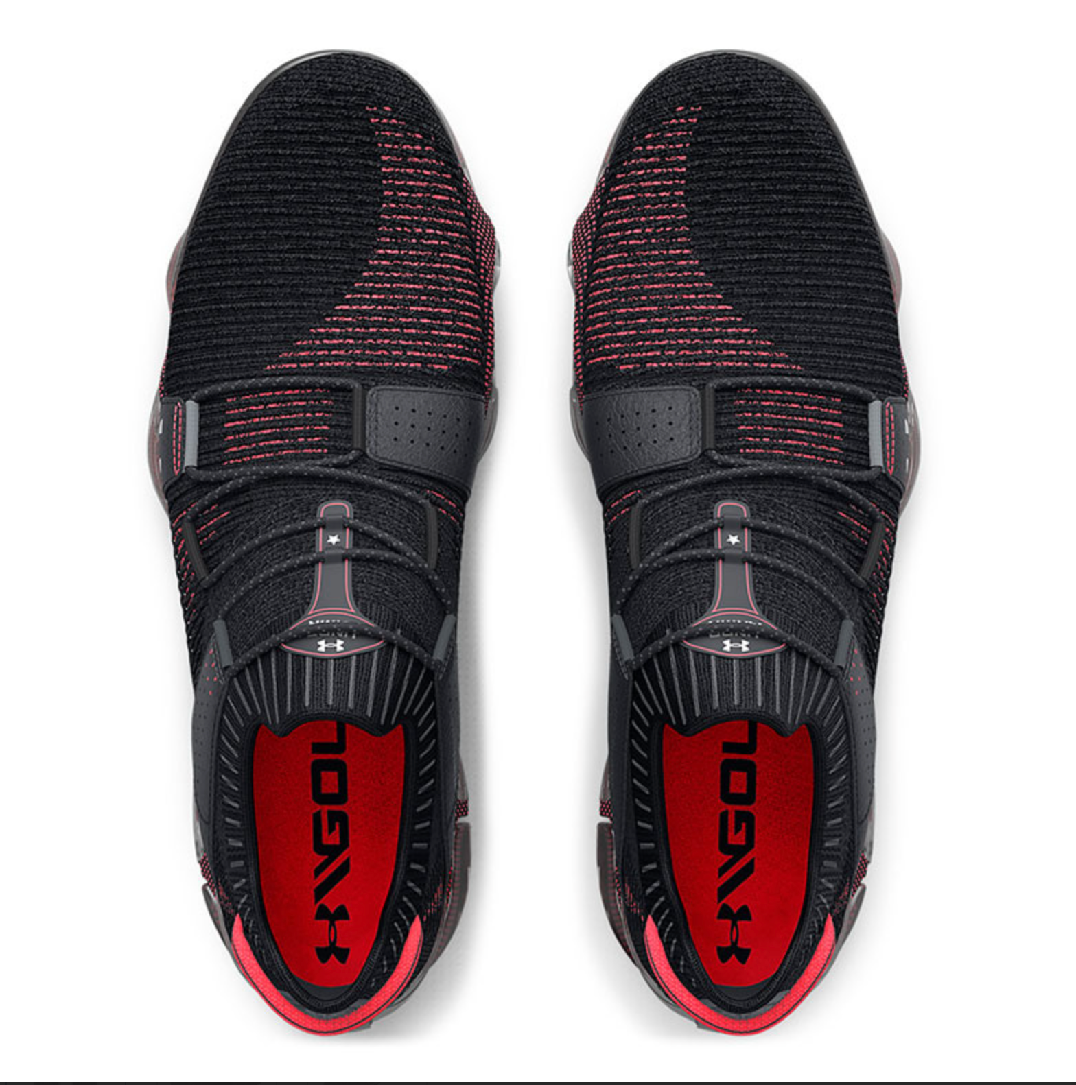 UNDER ARMOUR HOVR TOUR SL SHOES - BLACK & RED