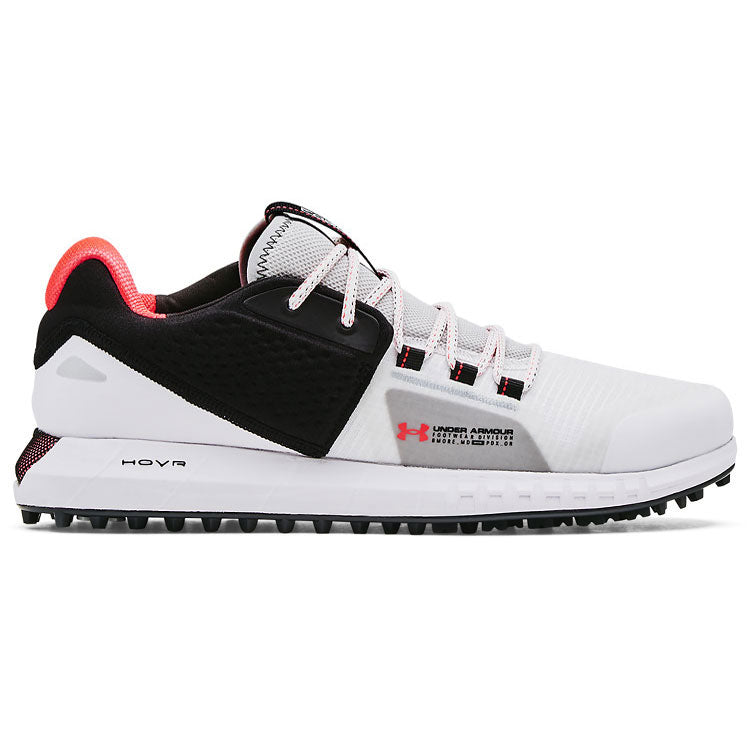UNDER ARMOUR HOVR FORGE RC SL GOLF SHOE - WHITE & BLACK